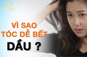 tóc và da đầu bết